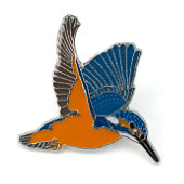 Eisvogel fliegend Pin - Reinerlös BirdLife