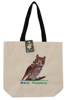 Baumwoll Shopper Fairtrade Eule - Reinerlös BirdLife